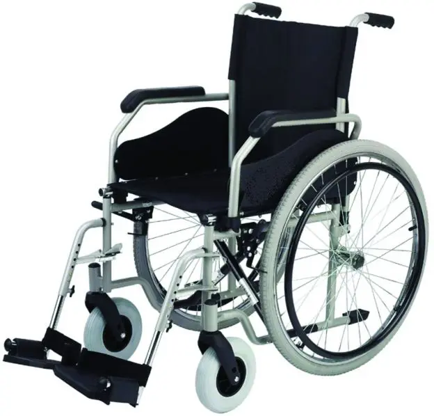 Wózek inwalidzki stalowy składany krzyżakowo Vitea Care Basic Plus