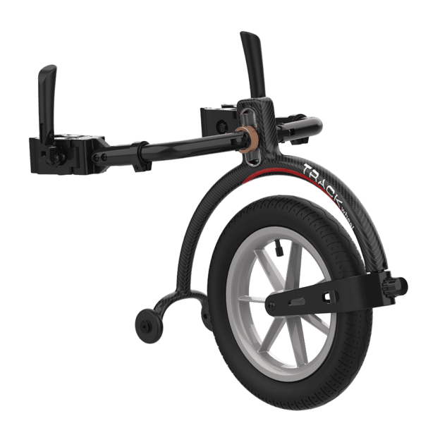 Przystawka do wózka inwalidzkiego Rehasense Track Wheel z podwójnym ramieniem